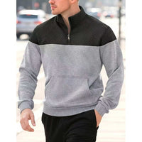 Cooper Color Block Quarter Zip Sweatshirt