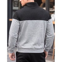 Cooper Color Block Quarter Zip Sweatshirt