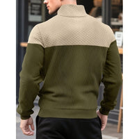 Cooper Color Block Quarter Zip Sweatshirt