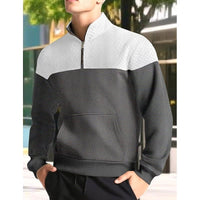 Cooper Color Block Quarter Zip Sweatshirt