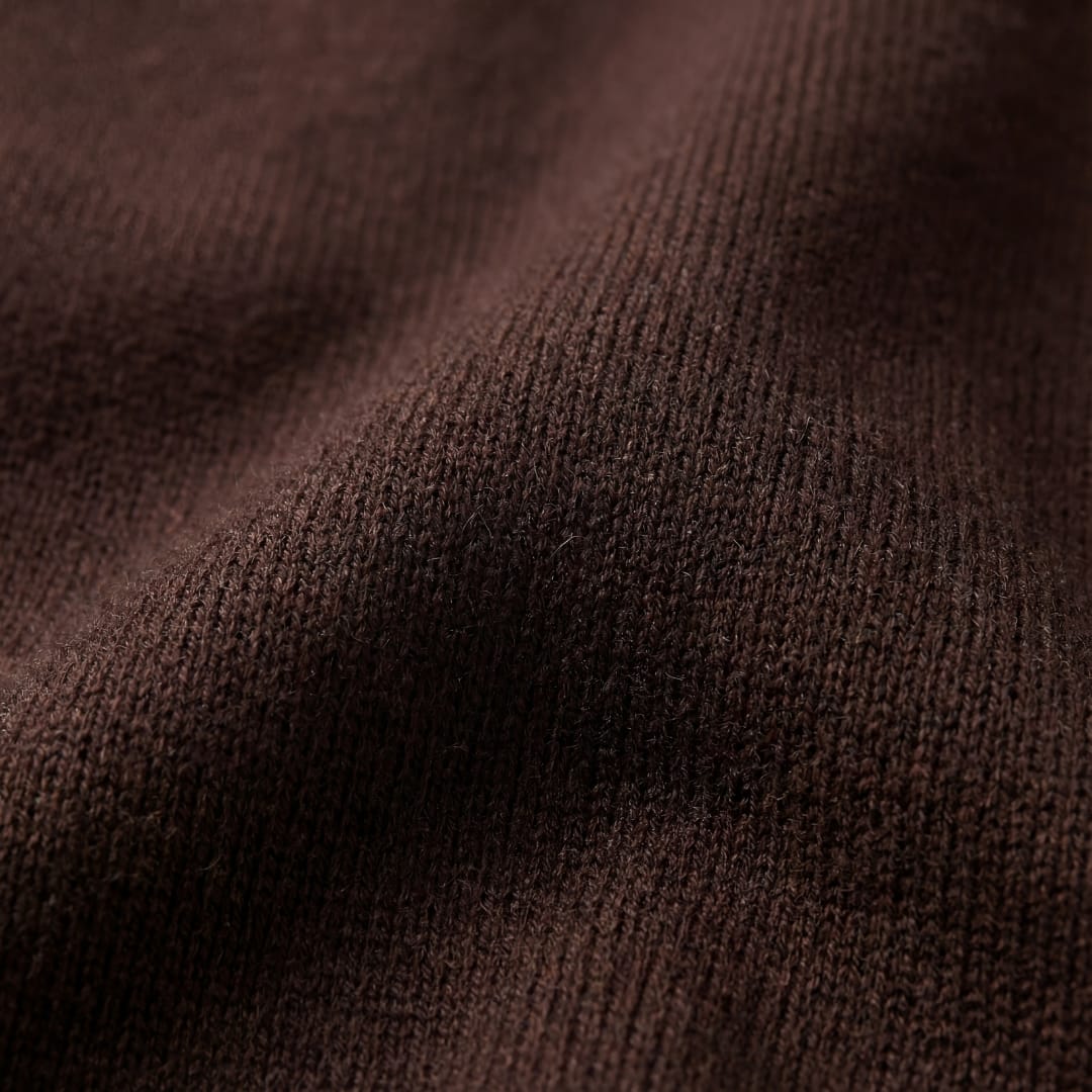 Paxton Brown Long Sleeve Knit Polo