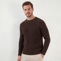 Dawson Fisherman Rib Crew Neck Sweater