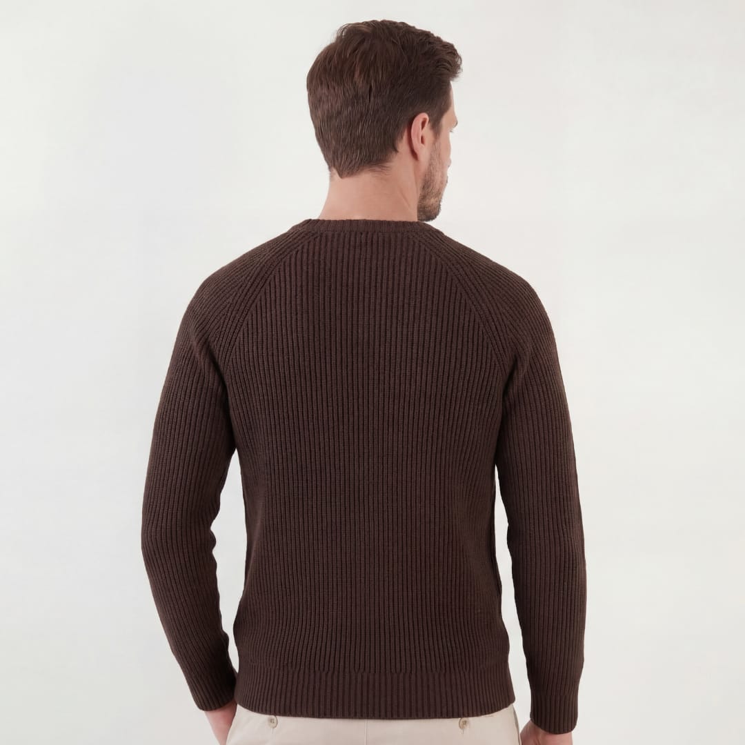 Dawson Fisherman Rib Crew Neck Sweater_3