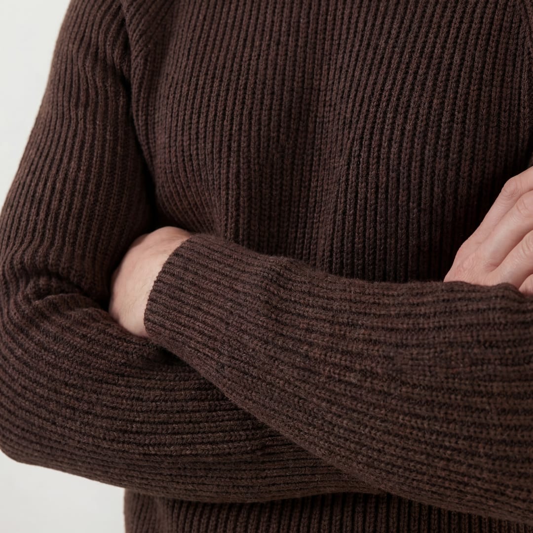 Dawson Fisherman Rib Crew Neck Sweater_4
