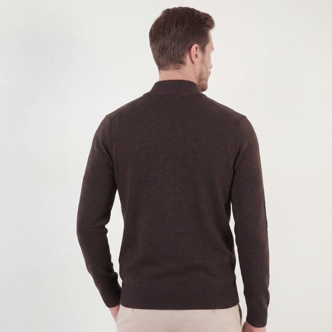 Nixon Fine Knit Half Zip Sweater_3