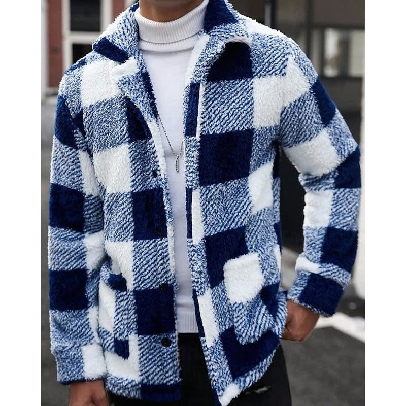 Bryan Plaid Sherpa Jacket