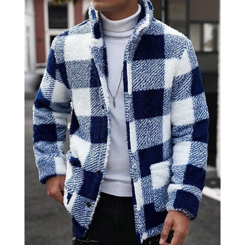 Bryan Plaid Sherpa Jacket_8
