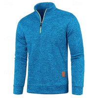 Ian Marled Quarter Zip Sweater