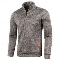 Ian Marled Quarter Zip Sweater