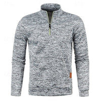 Ian Marled Quarter Zip Sweater
