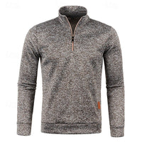 Ian Marled Quarter Zip Sweater