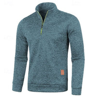 Ian Marled Quarter Zip Sweater