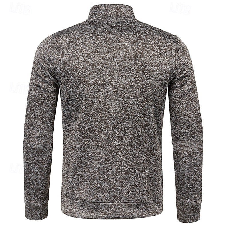 Ian Marled Quarter Zip Sweater_3