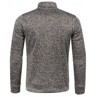Ian Marled Quarter Zip Sweater