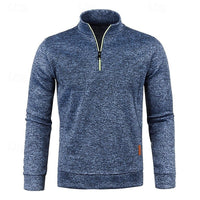 Ian Marled Quarter Zip Sweater