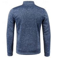 Ian Marled Quarter Zip Sweater