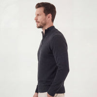 Oberon Mock Neck Half Zip Sweater