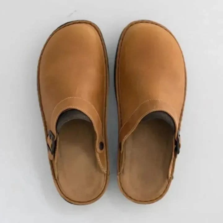 Christopher Platform Heel Strap Orthopedic Clogs