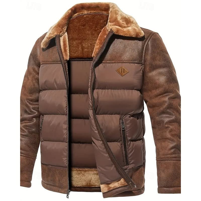 Miles Sherpa Collar Puffer Jacket_2
