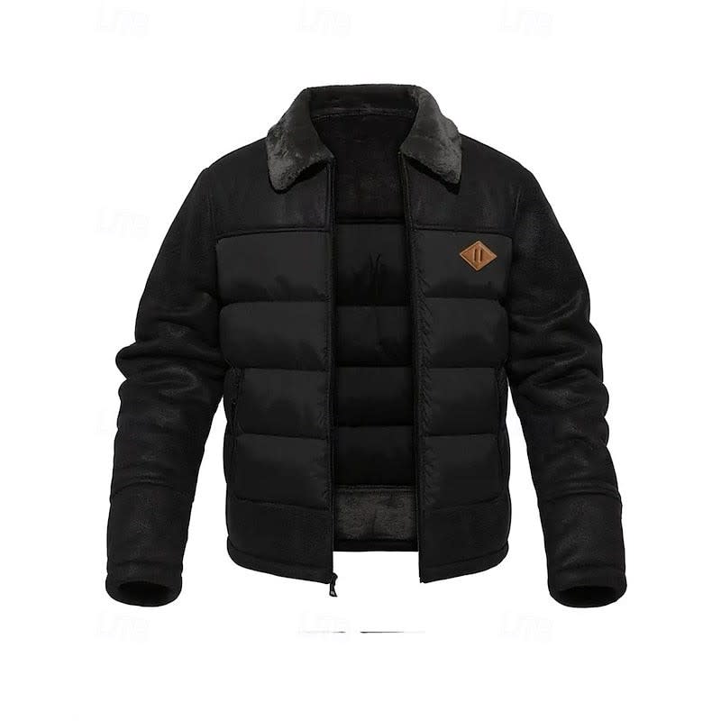 Miles Sherpa Collar Puffer Jacket