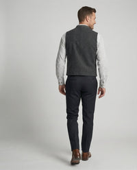 Carlos Stand Collar Button Vest