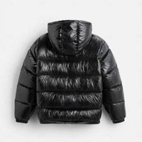 Casey Glossy Hooded Puffer Jacket