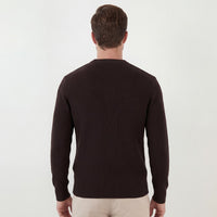 Dean Ribbed Knit Crew Neck Sweater