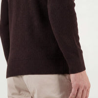 Dean Ribbed Knit Crew Neck Sweater