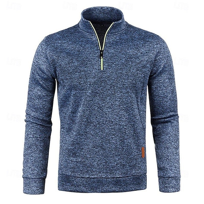 Wesley Long Sleeve Quarter Zip Polo
