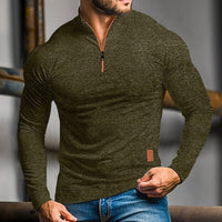 Wesley Long Sleeve Quarter Zip Polo