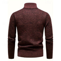 Elliot Textured Knit Quarter Zip Sweater