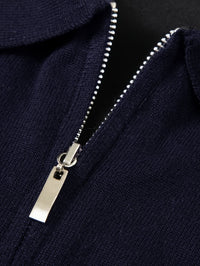 Grayson Knit Quarter Zip Polo Sweater
