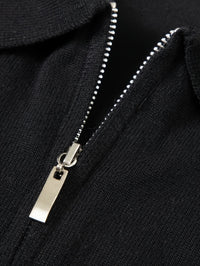 Grayson Knit Quarter Zip Polo Sweater