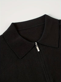 Grayson Knit Quarter Zip Polo Sweater