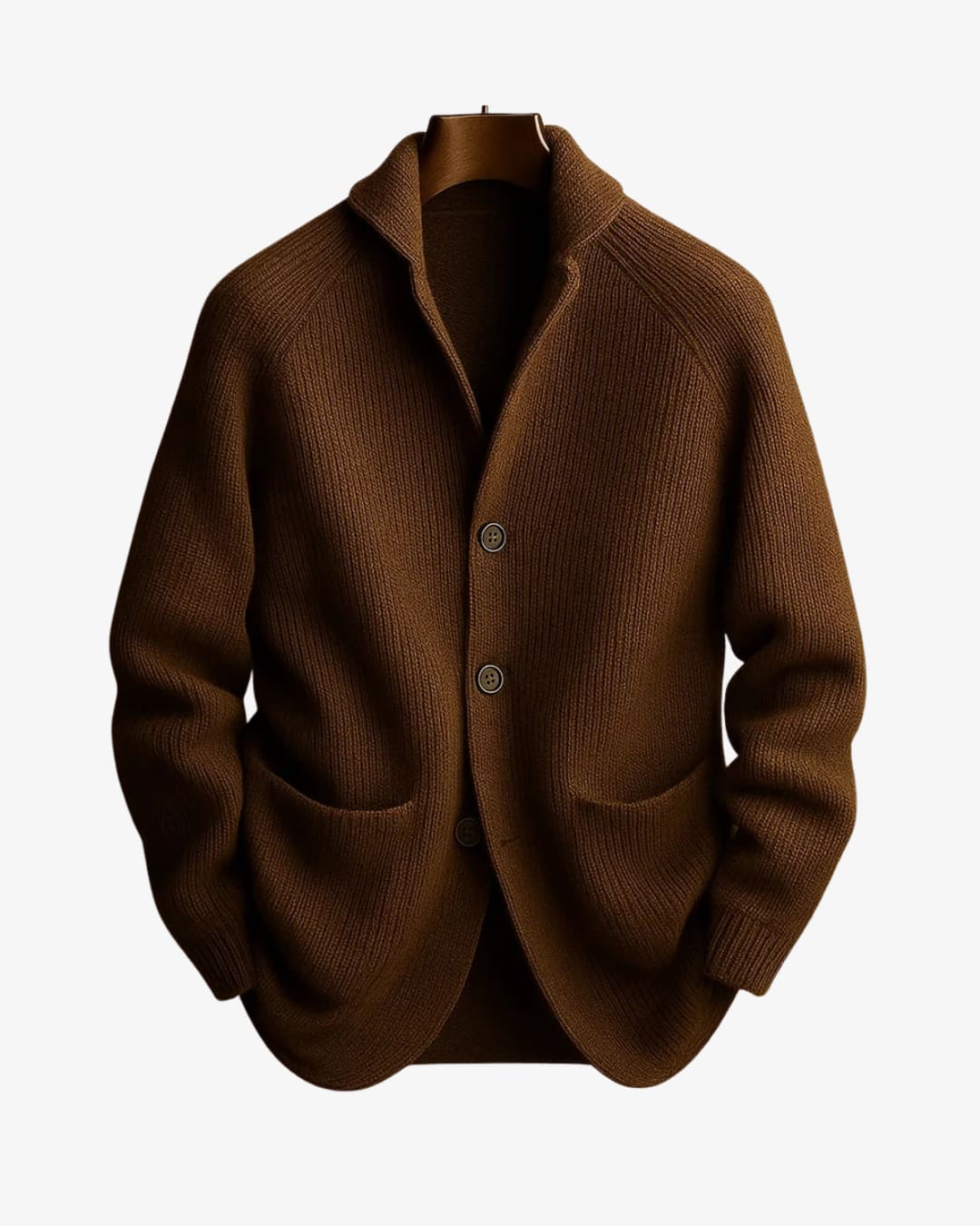 Clayton Lapel Collar Ribbed Knit Cardigan_3
