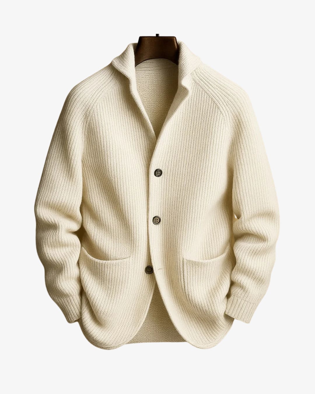 Clayton Lapel Collar Ribbed Knit Cardigan_4