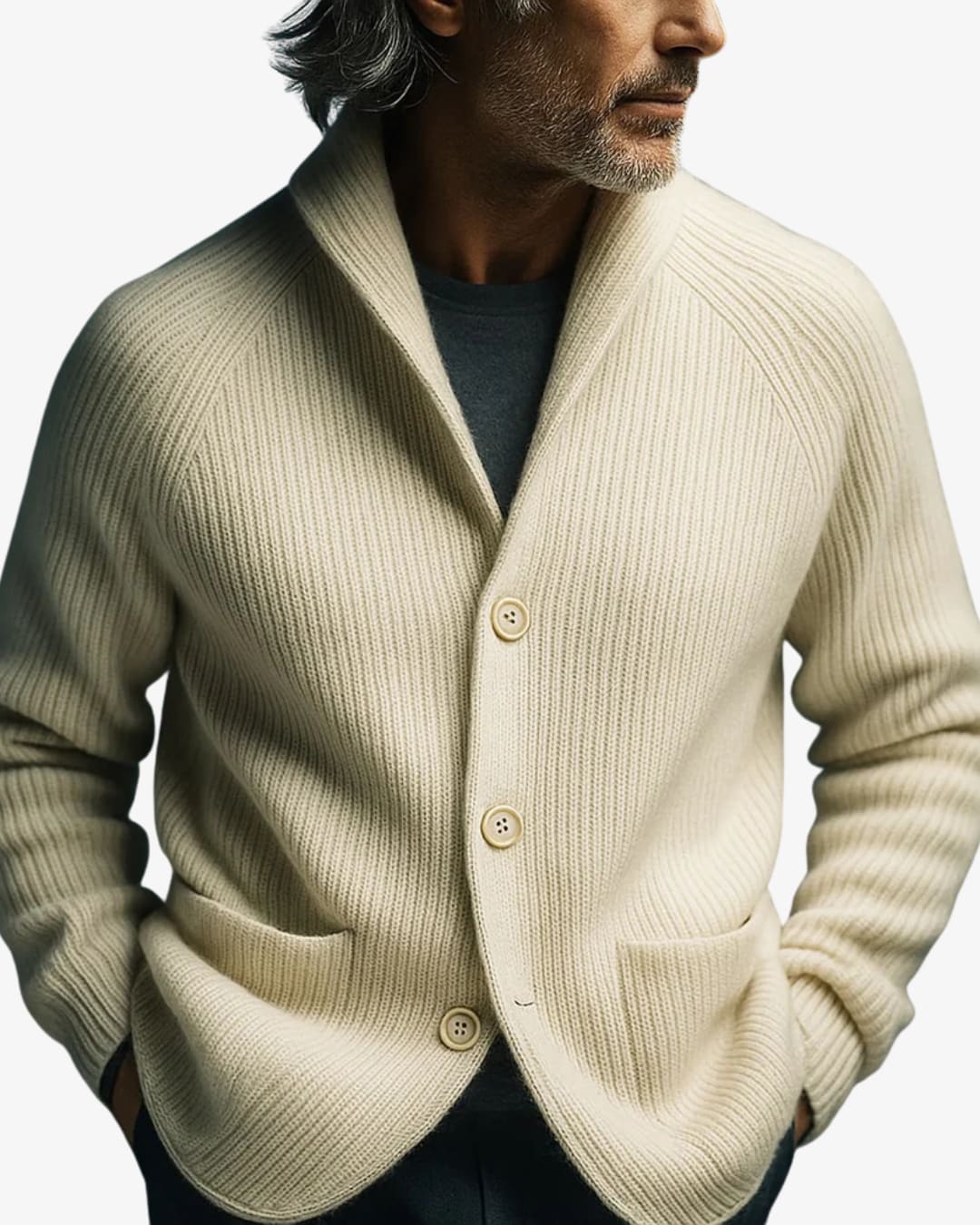 Clayton Lapel Collar Ribbed Knit Cardigan_9