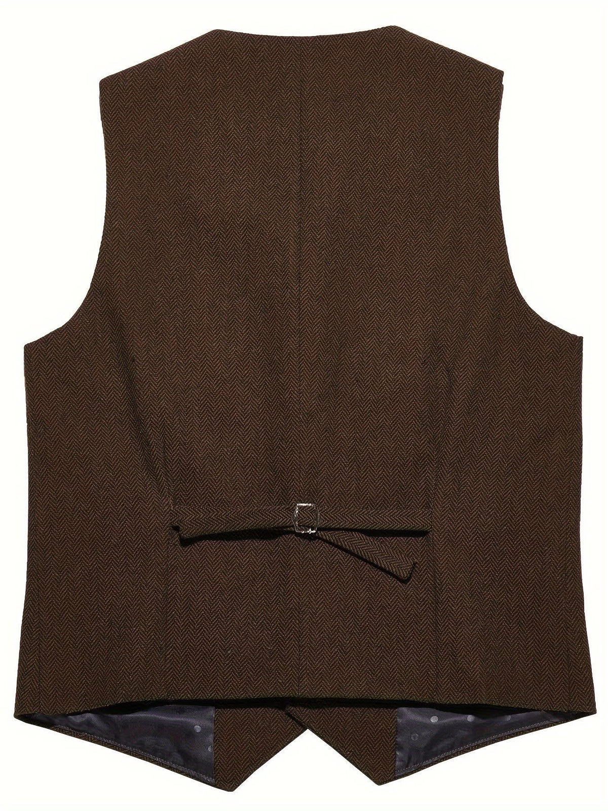 Brady Herringbone Tailored Vest_10