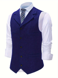 Brady Herringbone Tailored Vest
