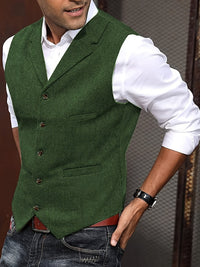 Brady Herringbone Tailored Vest