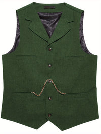 Brady Herringbone Tailored Vest