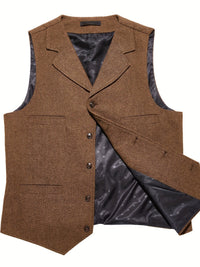 Brady Herringbone Tailored Vest