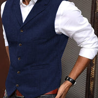 Brady Herringbone Tailored Vest