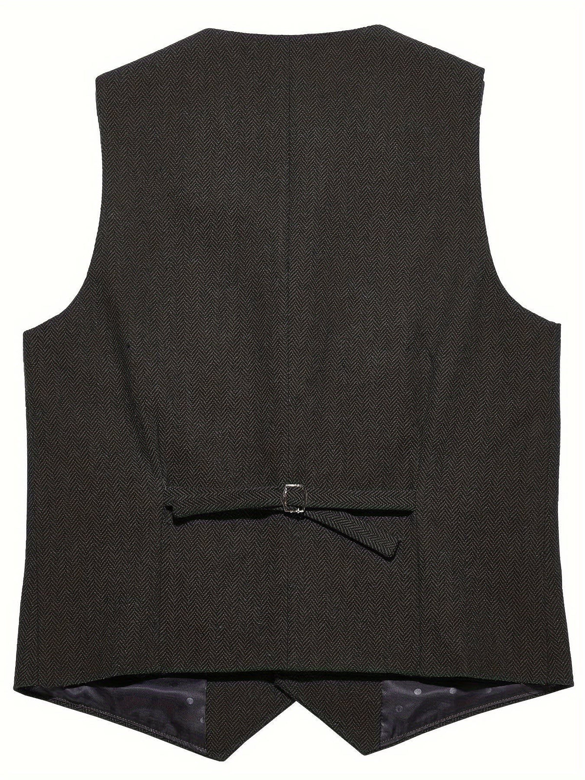 Brady Herringbone Tailored Vest_3