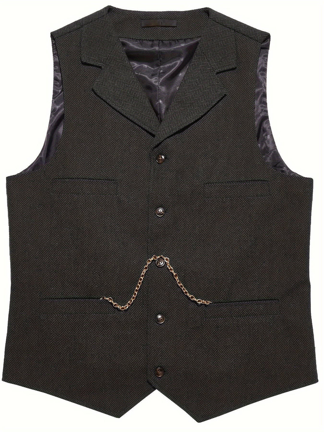 Brady Herringbone Tailored Vest