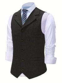 Brady Herringbone Tailored Vest