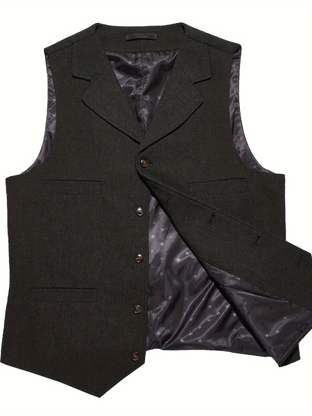 Brady Herringbone Tailored Vest
