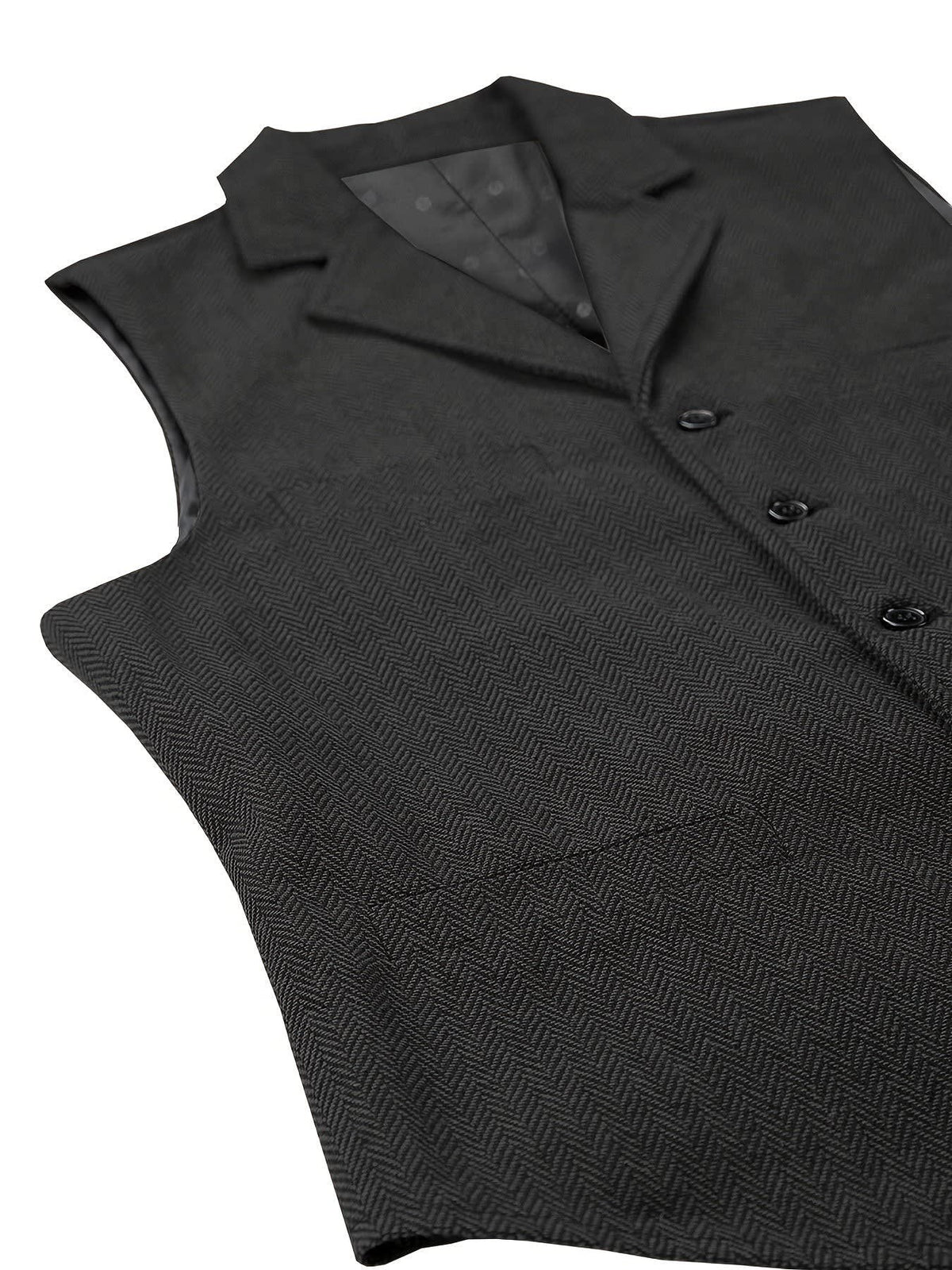 Brady Herringbone Tailored Vest_7