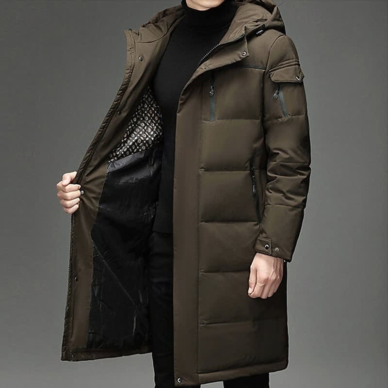Andrew Hooded Longline Winter Coat