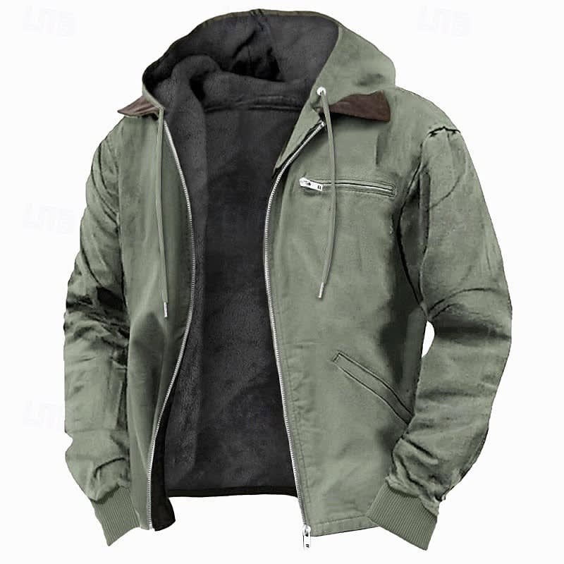 Wyatt Fleece Lined Hooded Zip Jacket_2